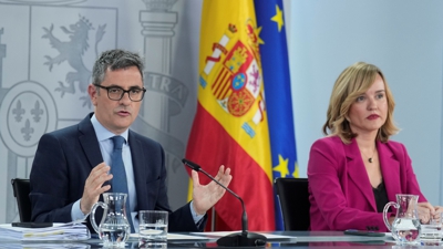 Conferencia de prensa tras a xuntanza do Consello de Ministros (EFE/Borja Sánchez Trillo)