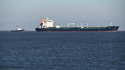 Buque ruso transportando diésel en xaneiro de 2023 (DPA/Lars Klemmer)