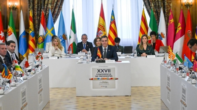 O presidente do Goberno, Pedro Sánchez, durante a XXVII Conferencia de Presidentes, no Palacio da Magdalena, ao 13 de decembro de 2024, en Santander, Cantabria (España). - Nacho Cubero - Europa Press - Arquivo