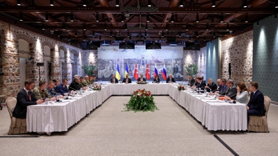 (Ministerio de Exteriores de Turquía/Arda Kucukkaya/vía Reuters)