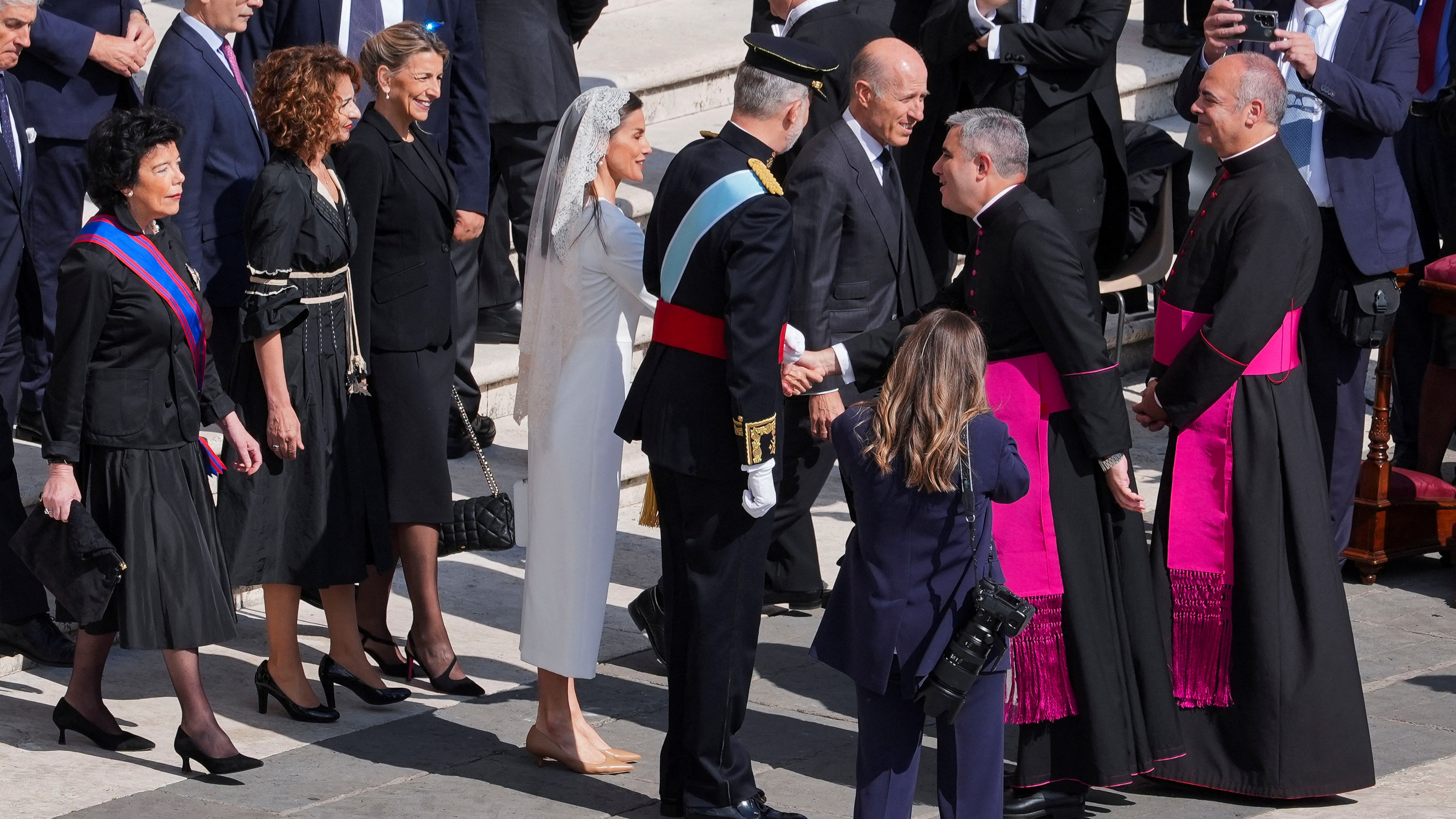 Os reis encabezan a delegación española. Jacquelyn Martin/Pool vía REUTERS