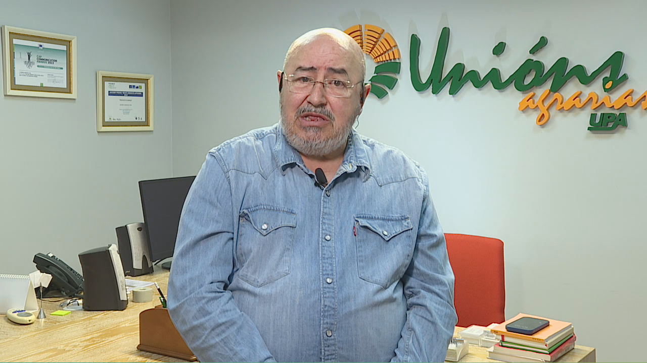 Roberto García, reelixido secretario xeral de UU. AA., nunha entrevista este luns no 'Bos días' da TVG
