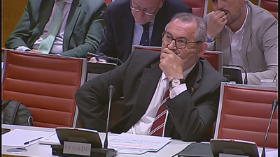 O senador galego Xosé Manuel Balseiro, autor da moción