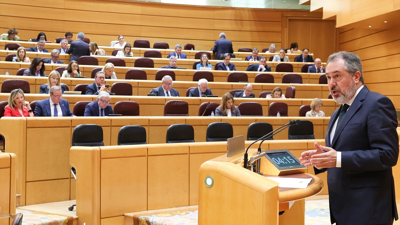 O portavoz do PSOE no Senado, Juan Espadas, durante un pleno/ Foto de arquivo/Marta Fernández / Europa Press