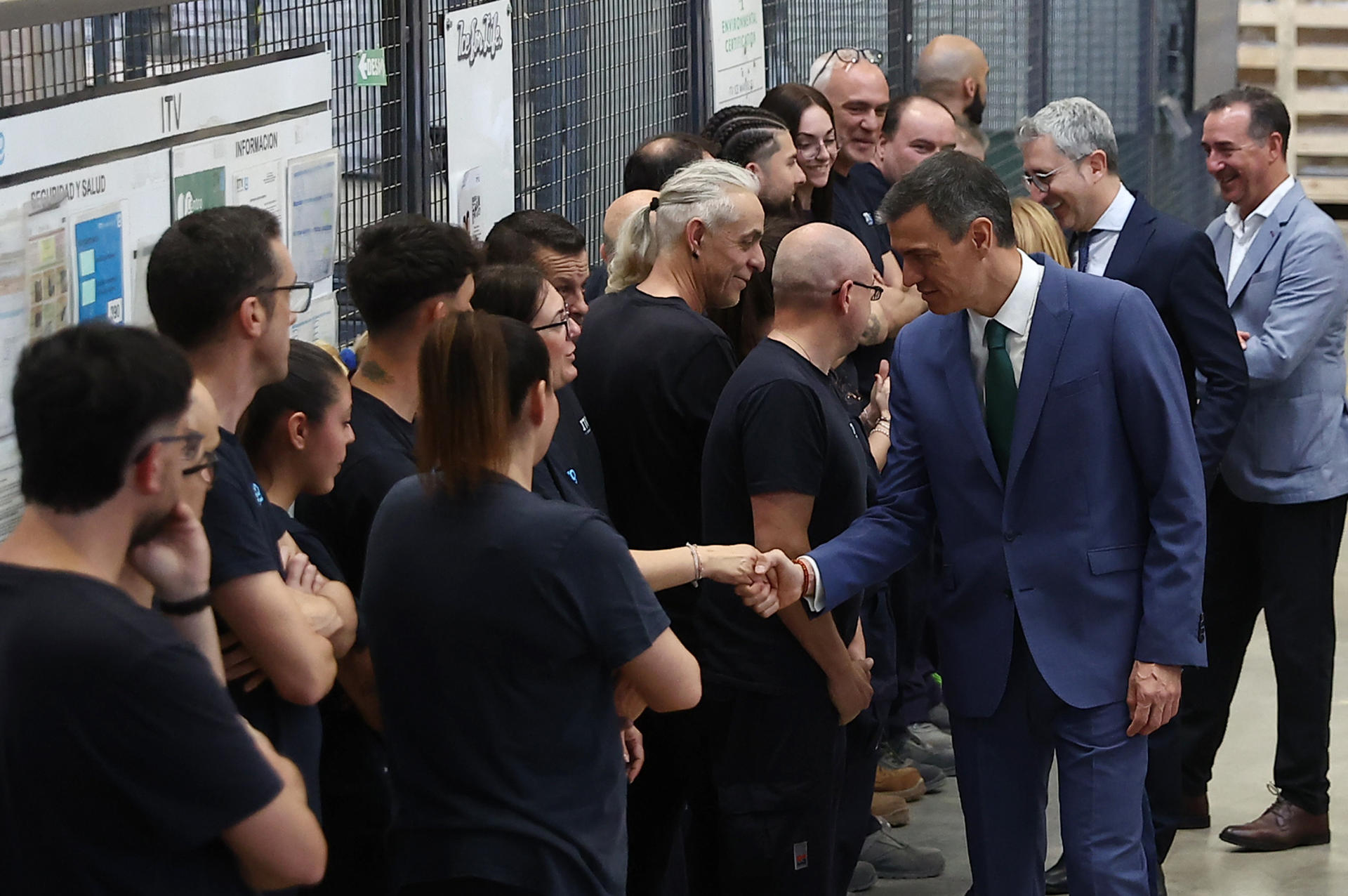 O presidente do Goberno visita ITV Ice Makers, unha empresa familiar afectada pola dina