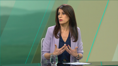 A conselleira de Vivenda, María Martínez Allegue, este xoves nunha entrevista no 'Bos días' da TVG