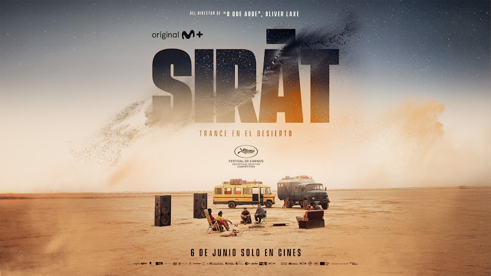 Cartel oficial da película 'Sirat', dirixida por Oliver Laxe que opta á Palma de Ouro á Mellor Película en Cannes, Francia