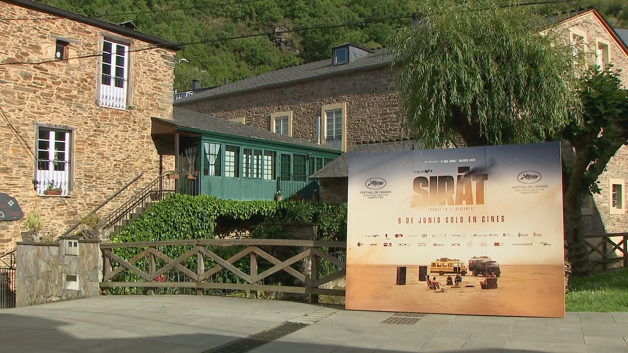 Cartel de 'Sirat' anunciando a estrea da película de Oliver Laxe en Navia de Suarna