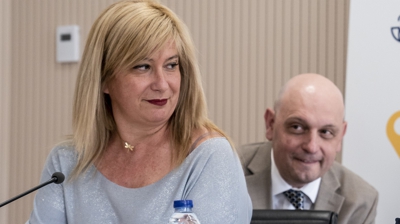 Leire Díez de Castro, nunha fotografía de arquivo tomada en 2022, cando era directora de Relacións Institucionais e Filatelia (A. Pérez Meca / Europa Press)