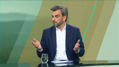 O conselleiro da Presidencia, Diego Calvo, este venres nunha entrevista no 'Bos días' da TVG