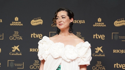 A actriz Lucía Veiga na Gala dos Premios Goya 2025 (Arsenio Zurita/Europa Press)