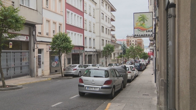 O tramo da rúa Tui onde se rexistraron as pelexas