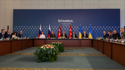 Reunión en Istambul entre as delegacións de Ucraína e Rusia (Reuters/Murad Sezer)
