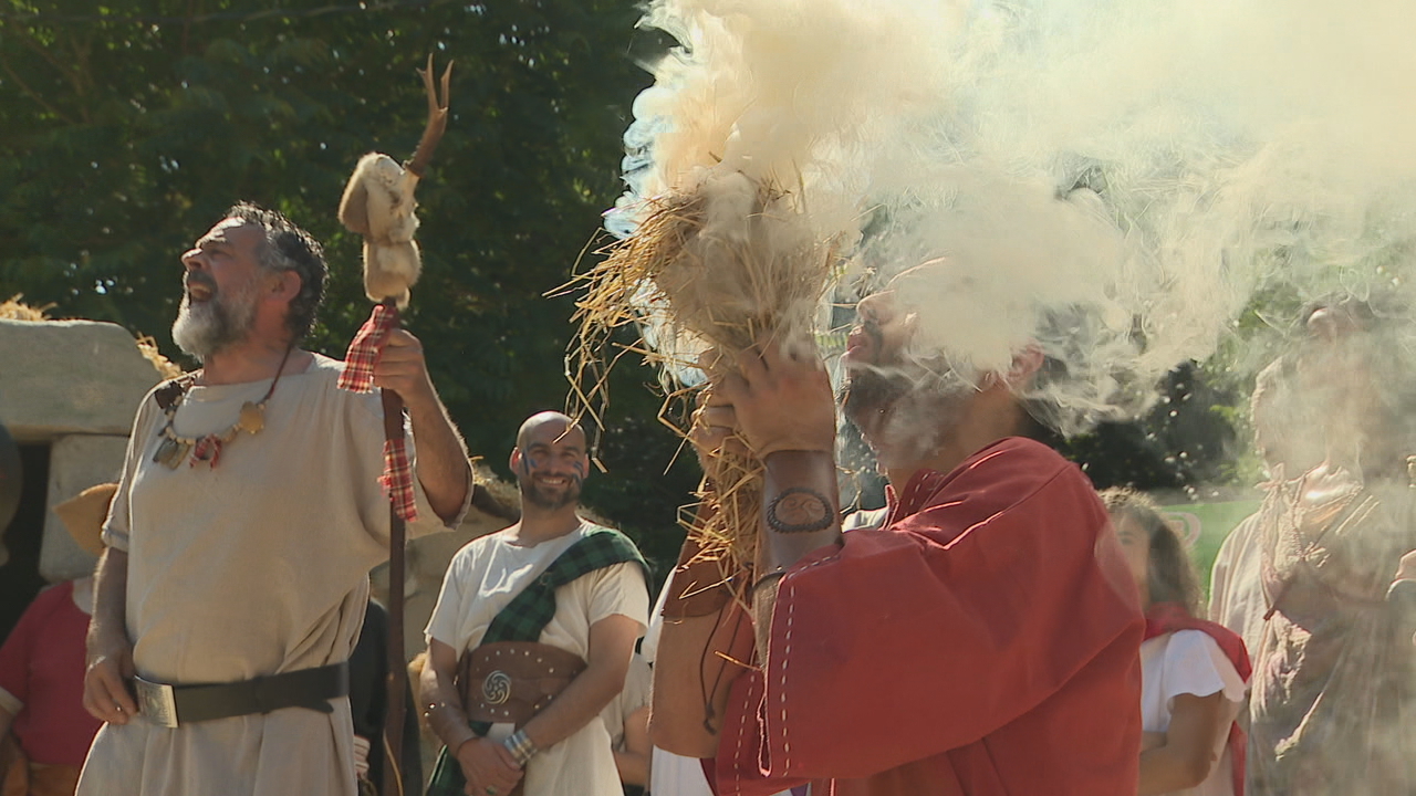 Ritual galaico exhibido nunha edición anterior da festa