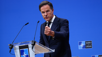 O secretario da OTAN, Mark Rutte (REUTERS / Yves Herman)