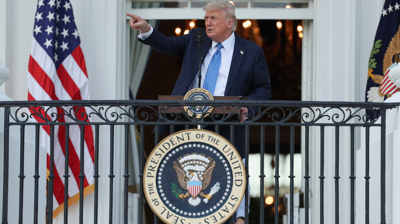Donald Trump, na Casa Branca (REUTERS/Leah Millis)