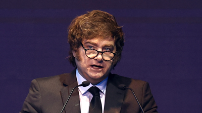 O presidente arxentino Javier Milei/Agustin Marcarian/Reuters