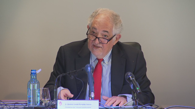 O presidente do Tribunal Constitucional Cándido Conde-Pumpido
