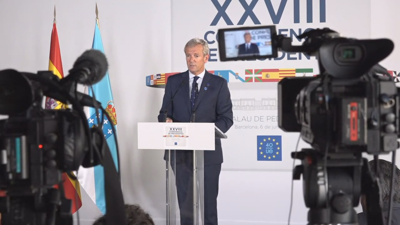 O xefe do Goberno galego na comparecencia ao remate da Conferencia de Presidentes