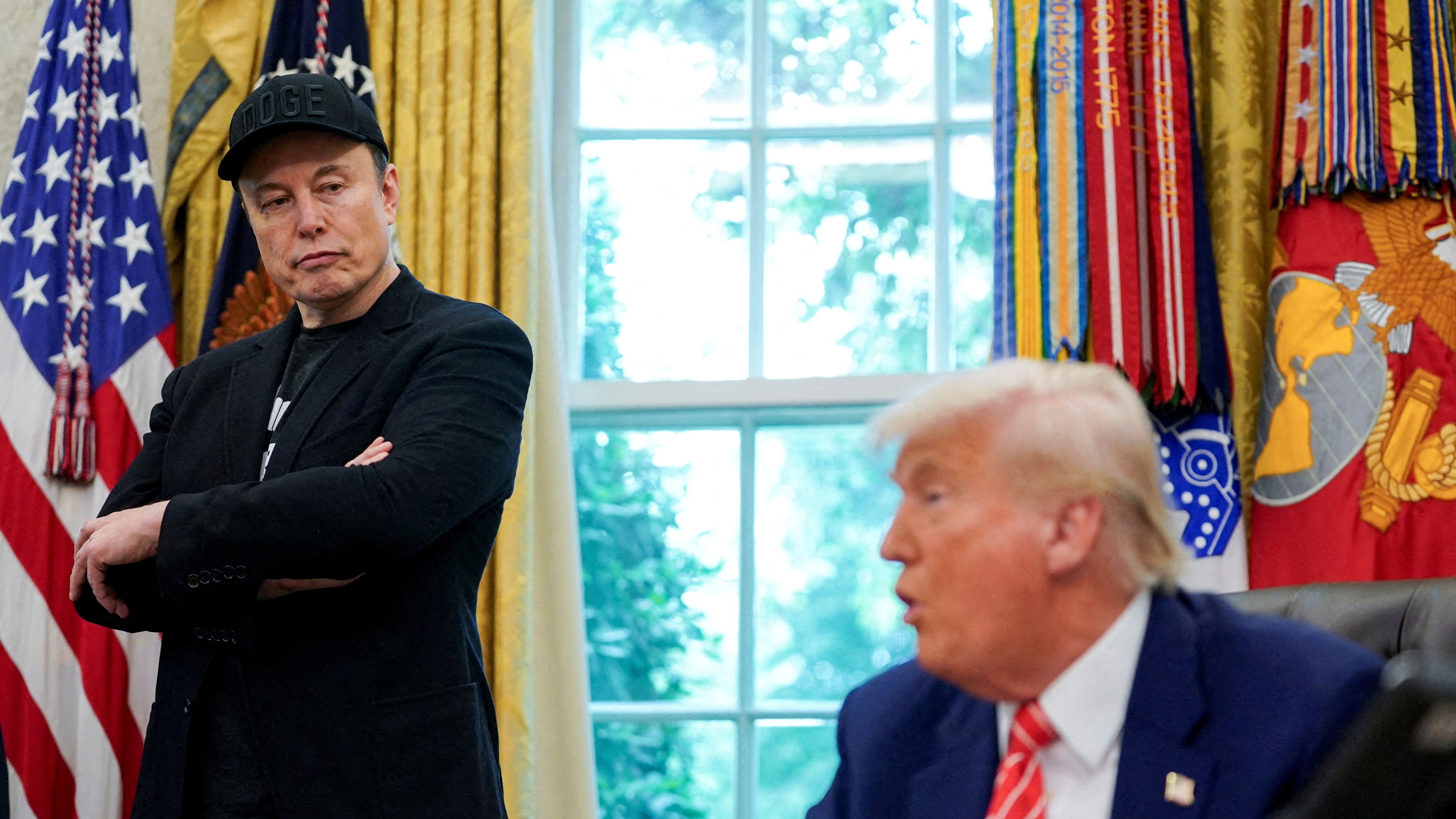 Musk e Trump na Casa Branca nunha imaxe de arquivo. RETURES/Nathan Howard