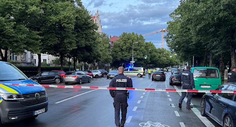 Munic, parque no que se produciu o ataque con coitelo. Foto: Bild/Karl Kein