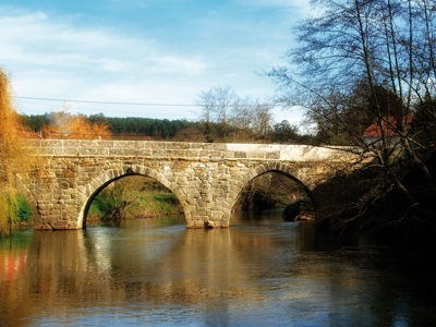 Ponte romana de Traba. Imaxe de arquivo de Turismo de Noia