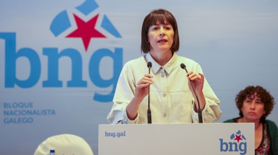 Ana Pontón este sábado no Consello Nacional do BNG. EFE/Xoán Rey