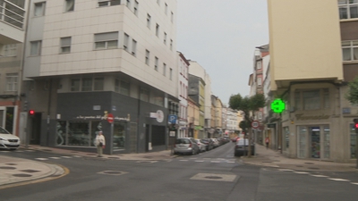 Rúa Camiño Real onde se rexistraron os feitos