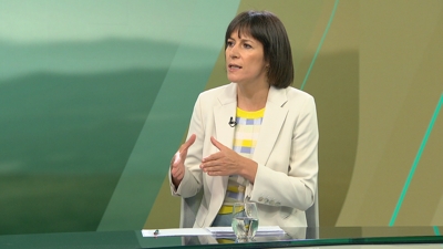 Ana Pontón foi entrevistada no informativo 'Bos días'