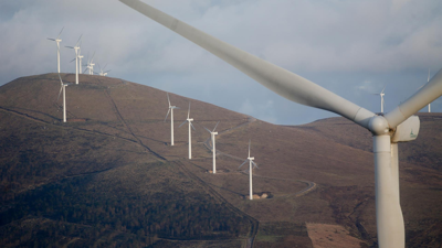 Un parque eólico, ao 28 de marzo de 2025, en Muras, Lugo/Carlos Castro/ Foto de arquivo/Europa Press