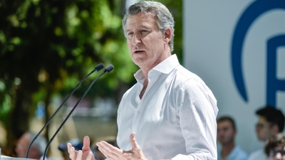 Núñez Feijóo, este venres (Rafael Martín-Europa Press)