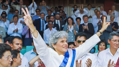 Violeta Chamorro, presidenta de Nicaragua. ARQUIVO