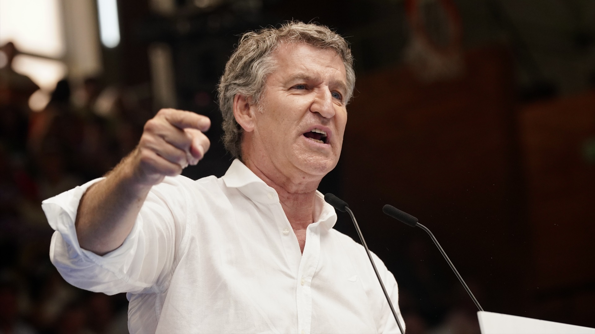 O líder do PP, Alberto Núñez Feijóo/ Álex Zea / Europa Press
