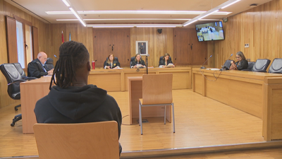 O acusado na Audiencia Provincial