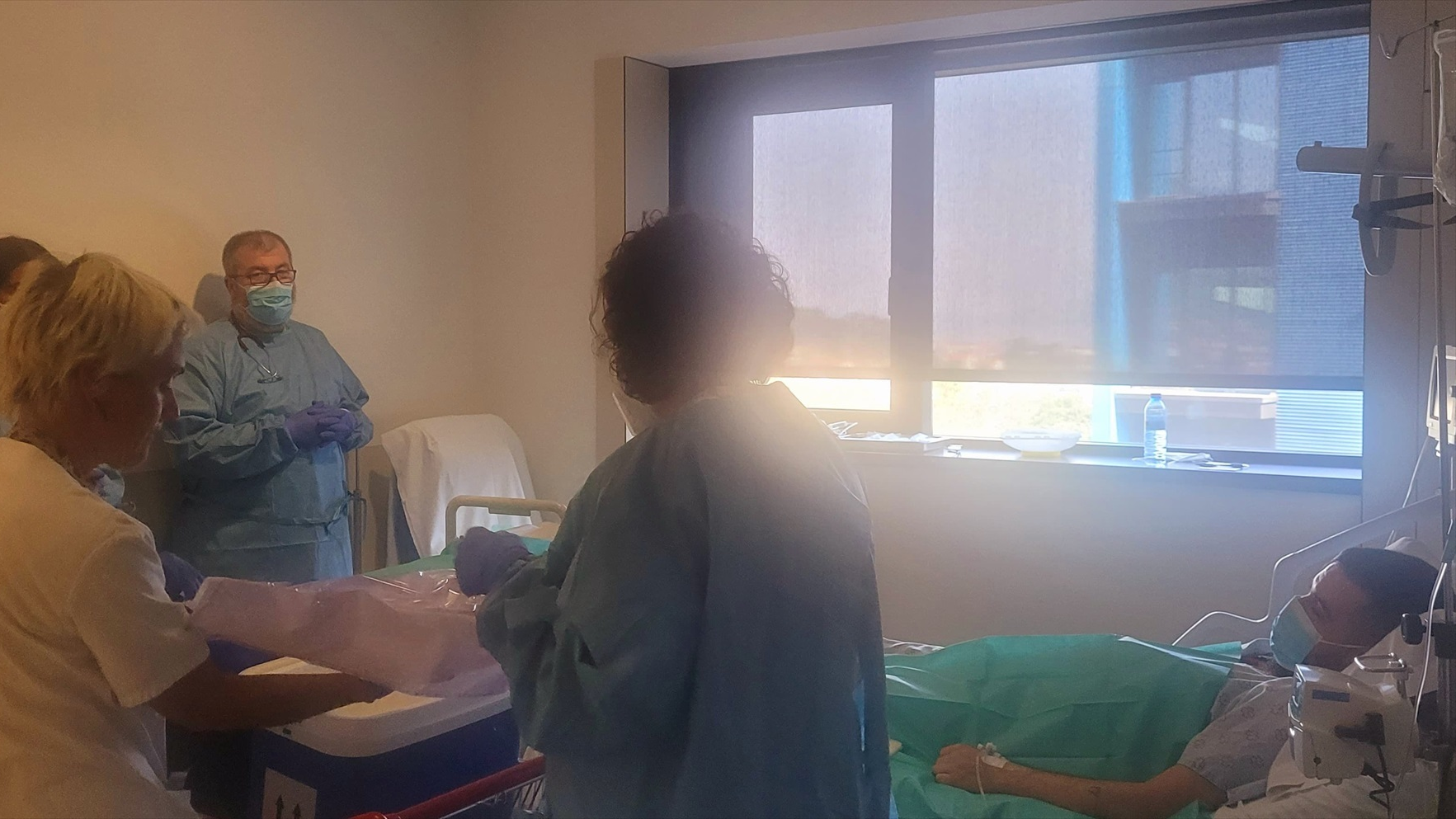 Imaxe do paciente no hospital Álvaro Cunqueiro/Sergas