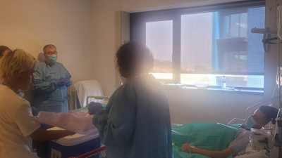 Imaxe do paciente no hospital Álvaro Cunqueiro/Sergas