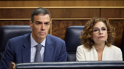 O presidente do Goberno, Pedro Sánchez, e a vicepresidenta primeira, María Jesús Montero (Jesús Hellín/Europa Press)