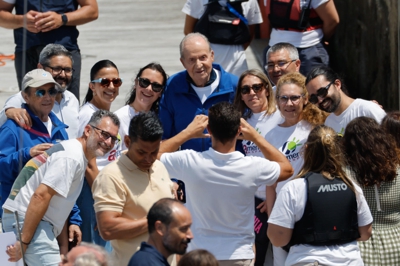 O rei Xoan Carlos I en Sanxenxo/Lavandeira jr/EFE