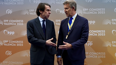 Aznar e Feijóo nunha foto de arquivo (Europapress)
