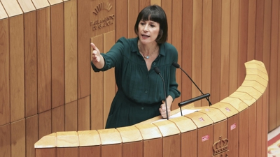 Ana Pontón defende a proposición para reformar o Estatuto de Autonomía de Galicia (EFE/Xoán Rey)