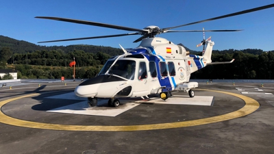 Foto do helicóptero de Pesca I
