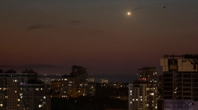 Ataque con drons a Kíiv a pasada noite ( REUTERS/Gleb Garanich)