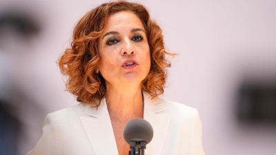 María Jesús Montero, este domingo en Sevilla (Joaquín Corchero-Europa Press)