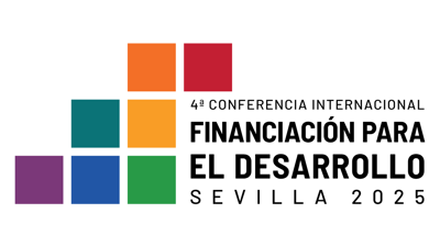 Cartel oficial da IV Conferencia Internacional sobre o Financiamento para o Desenvolvemento. Goberno de España