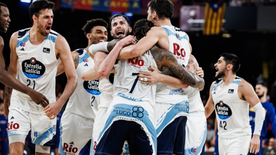 Rio Breogran celebra a vitoria durante a liga ACB Endesa/Foto de arquivo/AFP7/Europa Press