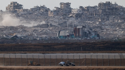 Fronteira entre Gaza e Israel, este martes (REUTERS / Amir Cohen)