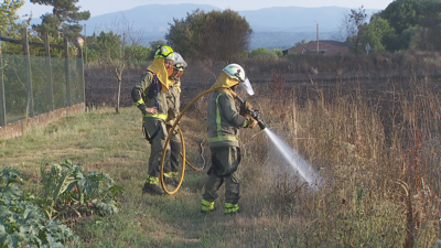 Incendio de Monforte este martes (Arquivo)