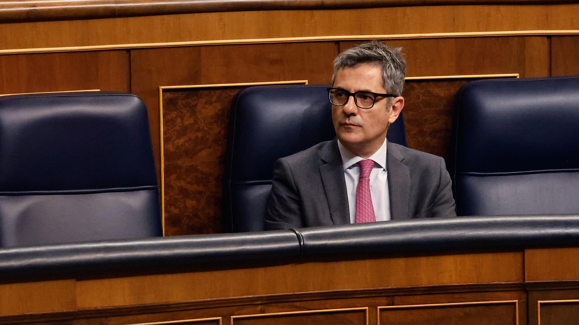 Félix Bolaños nunha sesión do Congreso este martes. EFE / J.P.Gandul.