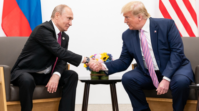 O presidente de Rusia, Vladímir Putin e presidente estadounidense, Donald Trump/Foto de arquivo/Europa Press