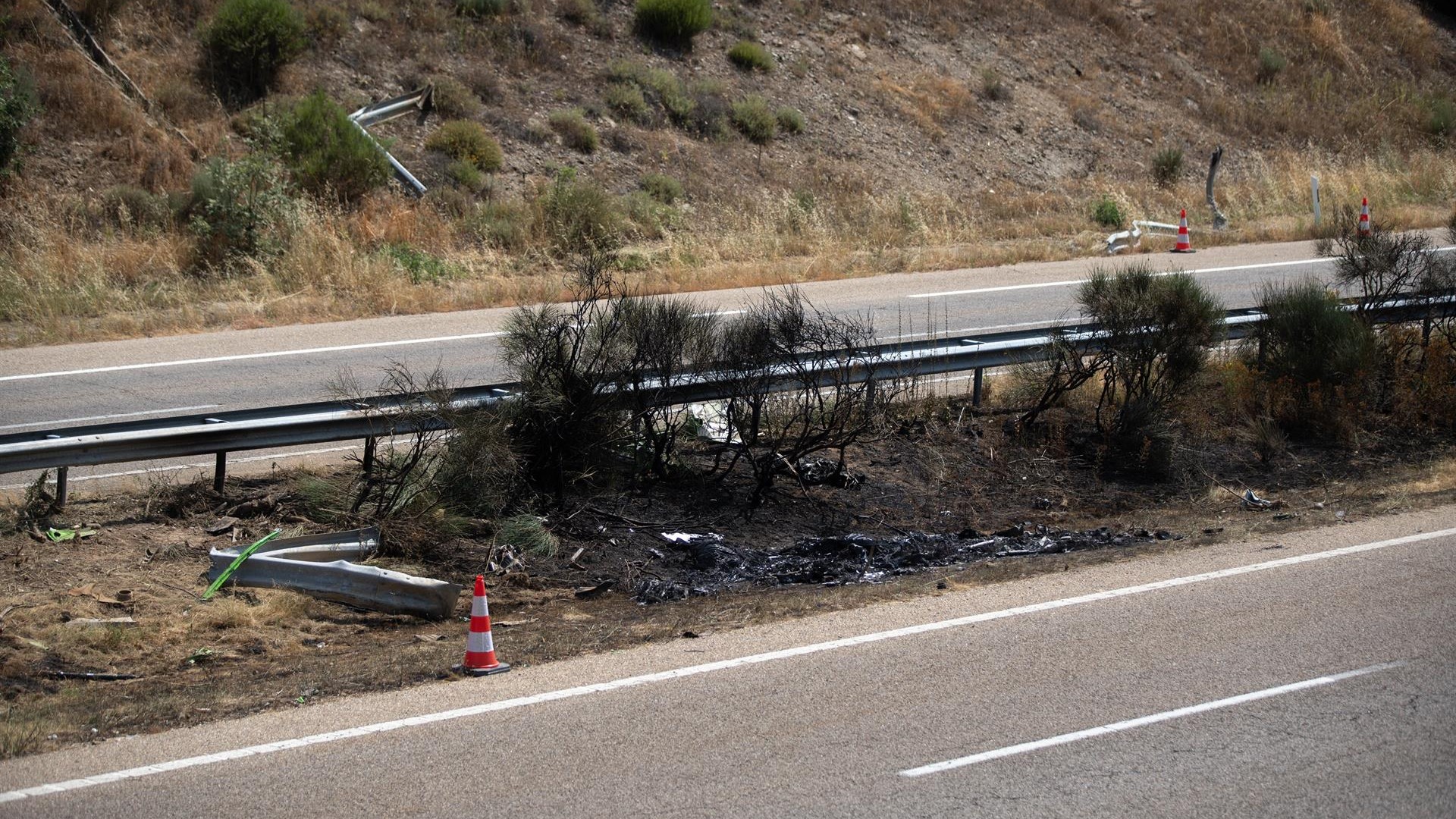 Lugar do accidente mortal (Emilio Fraile - Europa Press)